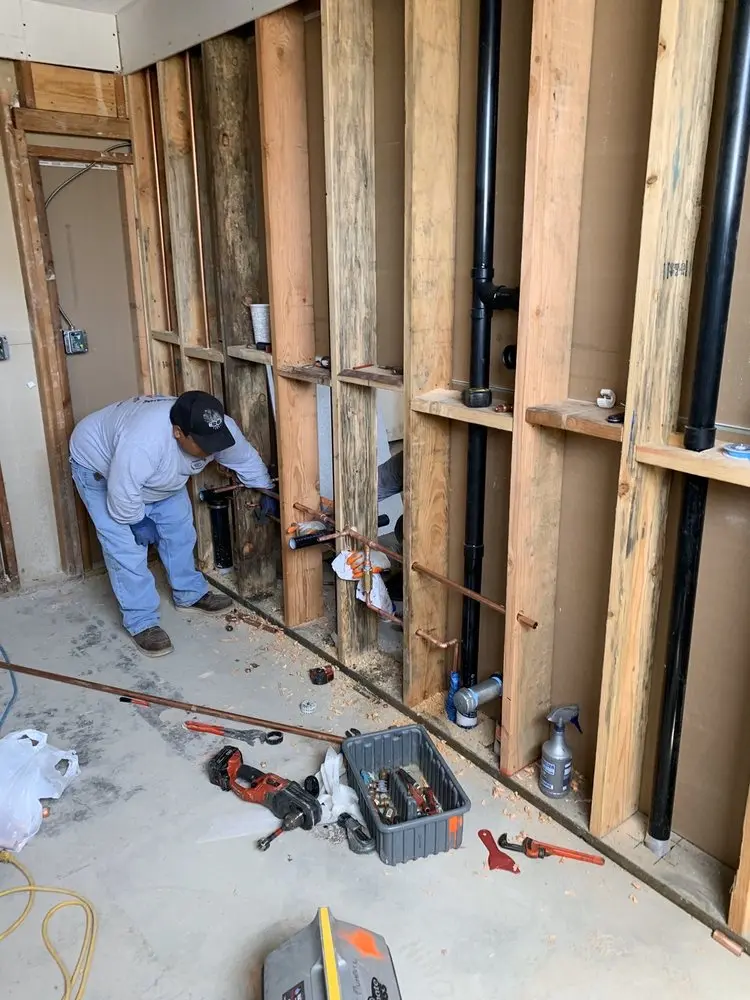 Commercial rough-in plumbing for Gas Line Repair in Peck Hill
